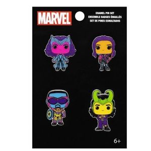 Funko POP! Marvel: 4pk Enamel Pin Set